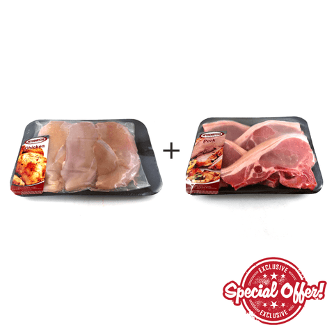 Chicken Fillet & Pork Chop Combo