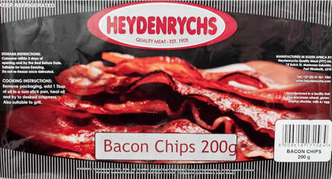 6 x Bacon Chips or Pieces 200g